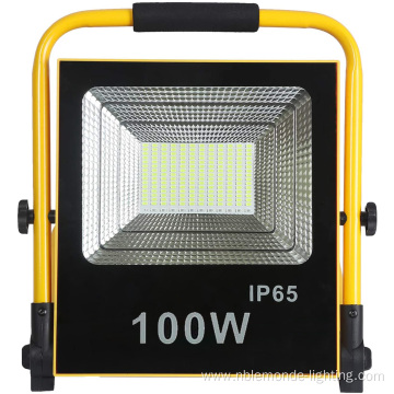 Solar Powered Led Portable Work Light Floodlight